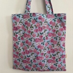 Alabama Floral Camellia Handmade Tote Bag - Pink and Blue